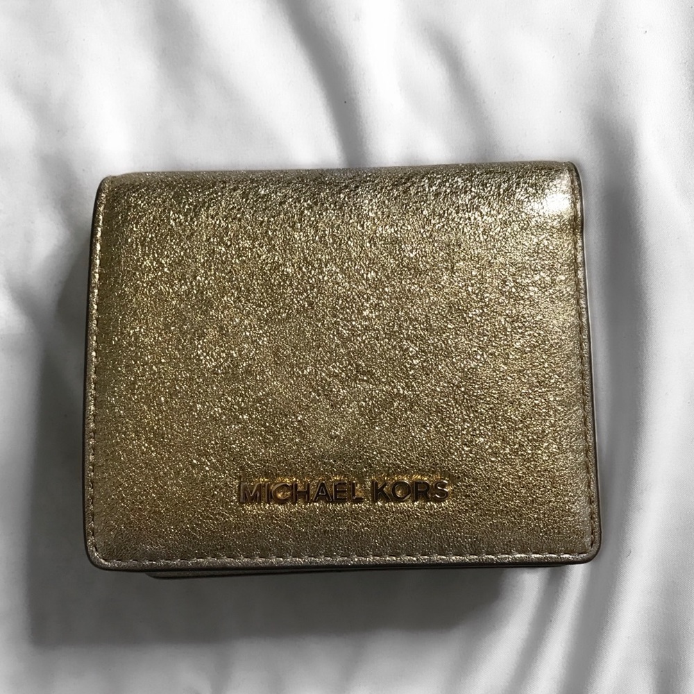 Michael Kors Gold Wallet